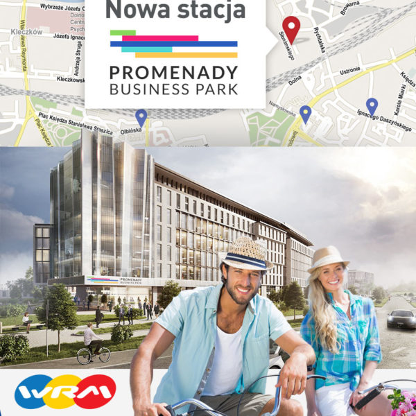 Vantage Development SA otwiera nową stację Wrocławskiego Roweru Miejskiego – Promenady Business Park