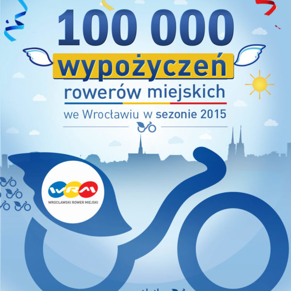 Wrocławski Rower Miejski – 100 tysięcy wypożyczeń w niecałe 3 tygodnie