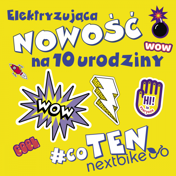 Elektryzująca nowość z okazji 10. urodzin Nextbike